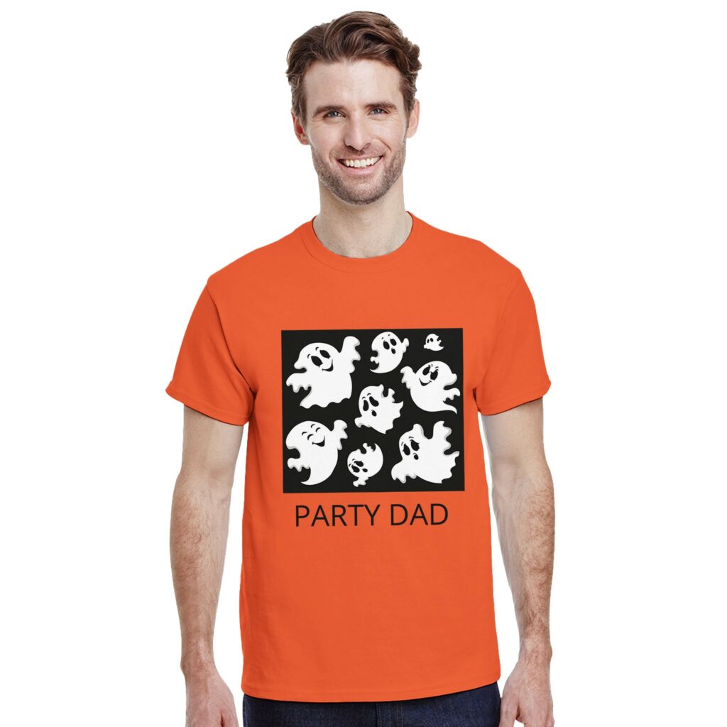 Spooky Halloween dad t-shirt