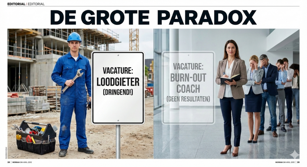 Illustratie van de grote paradox in coaching - Spotlight Magazine